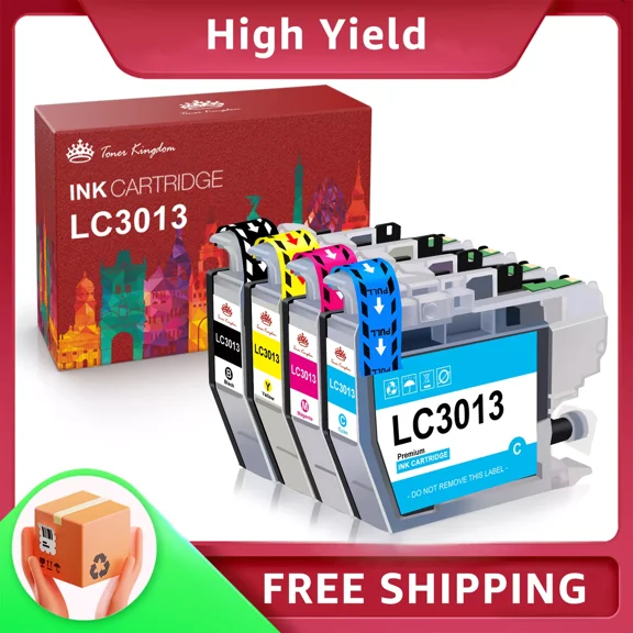 4pk LC3013 Ink Cartridges for Brother LC3011 MFC-J491DW J497DW MFC-J690DW J895dw