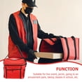thumbnail image 3 of unbranded Bolsa Comida Portátil Roja En Tela Oxford Con Asa Para Picnic Y Uso Diario, 3 of 7