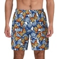 thumbnail image 2 of Goofa Colorful Butterfly1 Printed Men's Swim Trunks Board Shorts Quick Dry Mens Swimming Trunks with Compression Liner,Breathable Fit Hawaii Beach Shorts-Medium, 2 of 9
