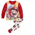thumbnail image 2 of Nuevo juego de ropa interior para niños Super Mario Bros, 4 estilos, pijamas de varios tamaños para niños, adecuado para regalos de fiesta de Navidad de 1 a 7 años zhangmengya LED, 2 of 2