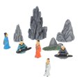 thumbnail image 1 of 9 figuras en miniatura de anciano chino de resina para pianista, adornos de rocalla, decoración de micropaisaje, adornos de bonsái, decoración de pecera, accesorios de jardín zen, 1 of 7