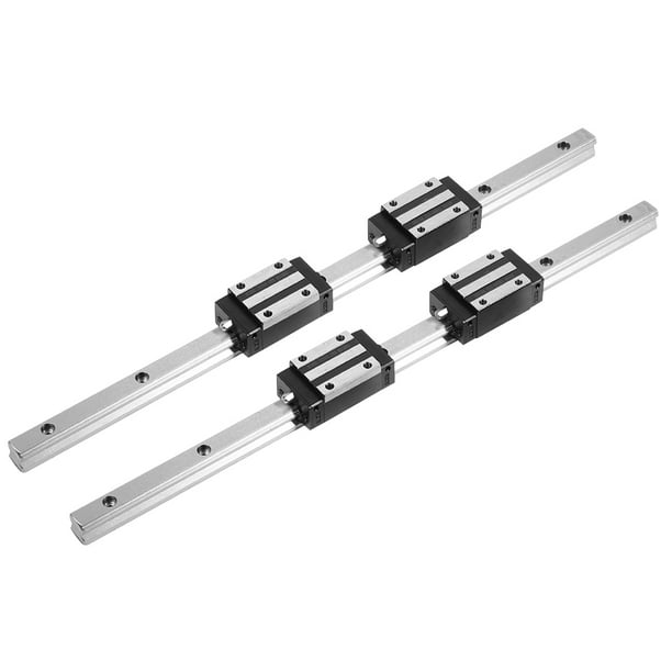 Linear Rail,2Pcs HG15400mm Linear Guide Linear Guide Rail Linear Bearing Slide Exceptional