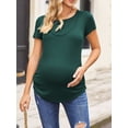 thumbnail image 2 of Avidlove Women Maternity Nursing Pajama Set Breastfeeding Sleepwear Short Sleeve Top and Long Pants Postpartum Pjs, 2 of 7