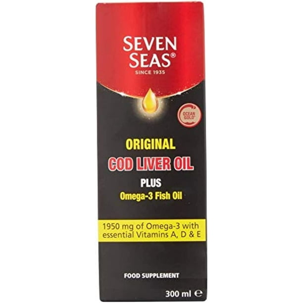 Seven Seas Original CodLiver Oil Plus Omega3 Fish Oil 450ml