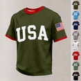 thumbnail image 5 of Men's USA 250 Years of Freedom Patriotic T-Shirt American Flag Casual Tee 250th Anniversary Shirt, 5 of 5