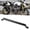 Black, variant on Riousery Premium Aluminum Alloy CNC Balance Bar Crossbar Handlebar Extended Reinforcement for Motorcycle & Scooter, Adjustable Universal Fit Accessory, Black (13.38 inches / 34 cm)