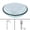 Chrome, variant on VIGO Glass Round Vessel Bathroom Sink in Iridescent with Duris Faucet and Pop-Up Drain in Chrome