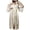White, variant on WREESH Womens Silk Robes Comfortable And Versatile Lace Stitching Oversized Pajamas Pajama Skirt With Belt Hot Pink
