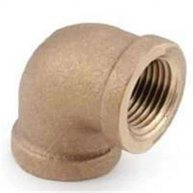 Anderson Metal 738100-06 Coude Fileté en Laiton Rouge à 90 Degrés
