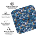 thumbnail image 3 of Honeii Hawaiian Style print Leather Coaster Set of 4, ideal for safeguarding your furniture from drinks spills and effortless cleanup-Square, 3 of 6