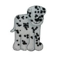 thumbnail image 1 of ID 2837B Fuzzy Dalmatian Patch Firehouse Dog Fluffy Embroidered Iron On Applique, 1 of 1