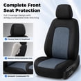 thumbnail image 2 of FLORAY Universal Car Seat Covers Full Set, 3D Breathable Mesh Auto Seat Protectors for Sedans & Compact SUVs, Airbag Compatible, Black & Gray, 2 of 8