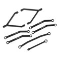 thumbnail image 6 of RC Metal Chassis Pull Rod Steering Rods Suspension Links RC Upgrades Parts Accessories for FMS FCX24 1/24 RC Crawler Car Black, 6 of 8