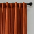thumbnail image 3 of Prima Back Tab/Rod Pocket Window Curtain Panels Black/White 54X84 Set, 3 of 11