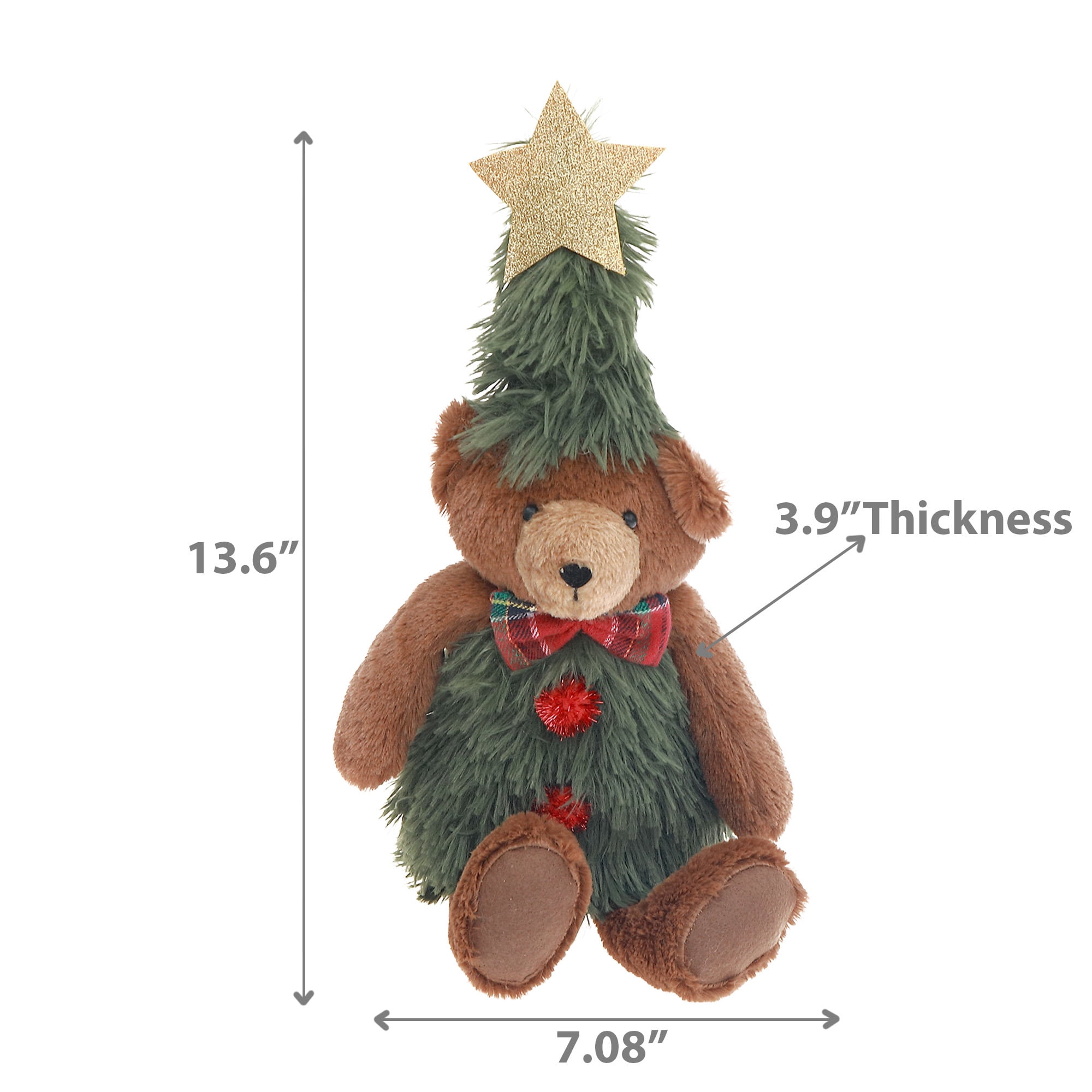 Nicholas The Teddy Bear Plush Sitter (13.6")