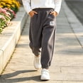 thumbnail image 7 of Edvintorg Winter Sweatpants for Girls Fashion Elastic Waist Casual Corduroy Joggers Pants with Pockets Girls Clothes 1-13 Years, 7 of 7