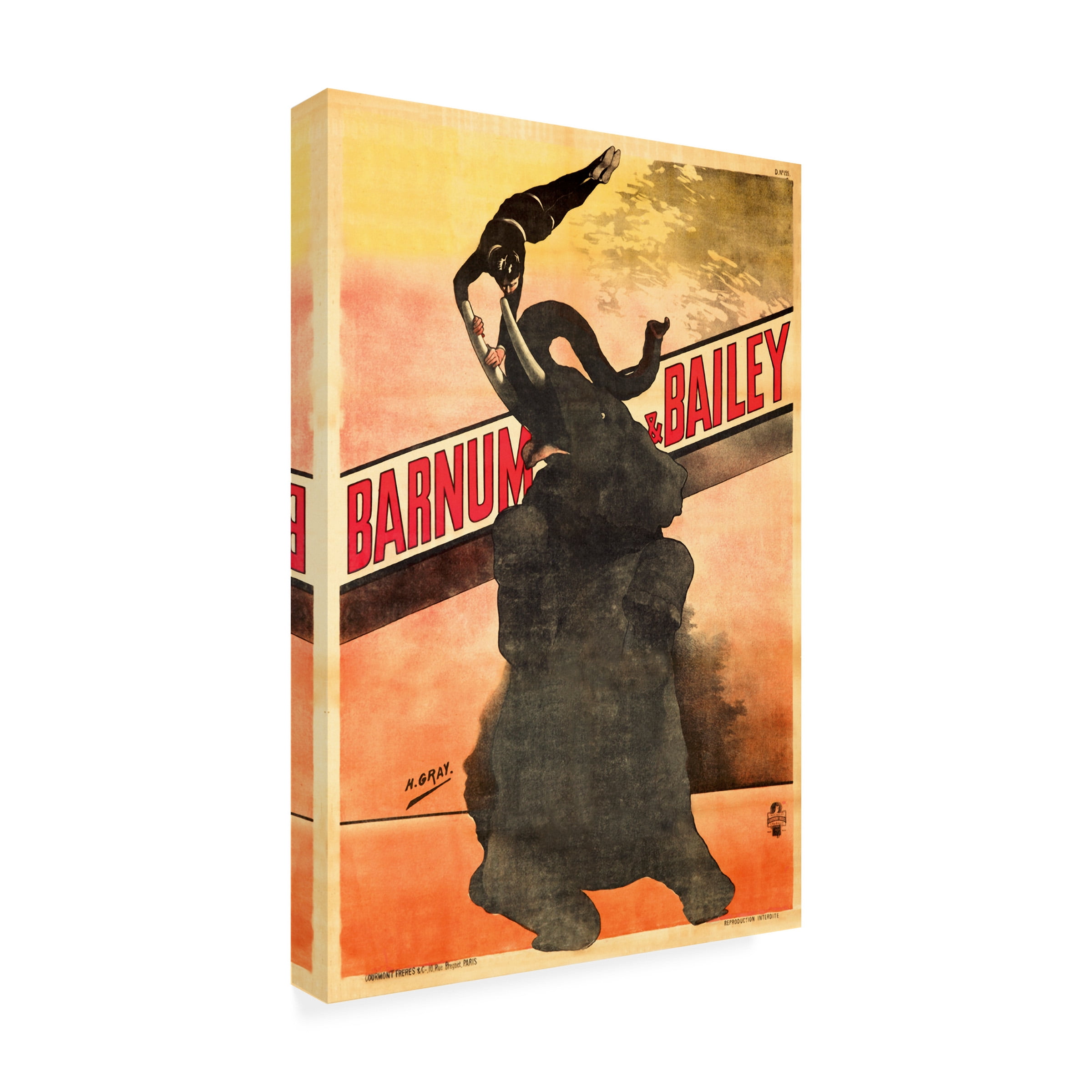 Trademark Fine Art 'Circus 192' Canvas Art by Vintage Lavoie