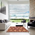 thumbnail image 7 of Ahgly Company Machine Washable Indoor Round Abstract Red Area Rugs, 8' Round, 7 of 7