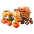 thumbnail image 1 of Chendee 50/86Pcs Artificial Pumpkin Autumn Fall Wreath Decorations Mini For Home Party,50Pcs, 1 of 9