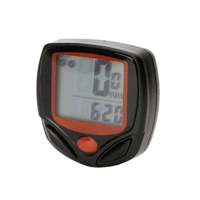 Wired Bicycle Speedometer Odometer Cycle Computer LCD Display for Bikes