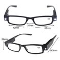 thumbnail image 2 of Led Magnifying Eyewears Reading Glasses Lighting Magnifier Eyeglass With Li, 2 of 4