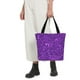 thumbnail image 5 of Disketp Purple Glitter Bolsa de Hombro Casual para Mujer, Bolso Cruzado para Compras, Viajes y Uso Diario, 5 of 6