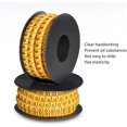 10Pcs Cable Identification Wire PVC Oil Proof Clear Markings Non Slip 0