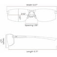 thumbnail image 2 of Visione VX- 600 Computer Gaming Glasses, Anti-Glare, Blue Light & UV Protection, White - PC/Mac/Linux, 2 of 7