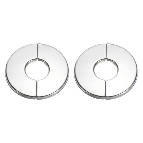 Wall Split Flange, 304 Stainless Steel Round Escutcheon Plate for 22mm Diameter Pipe, 2 Pack