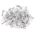 thumbnail image 2 of Pack of 50pcs Fishing Sinker Slide, with Stainless Steel Snap, for Braid, 2 of 8