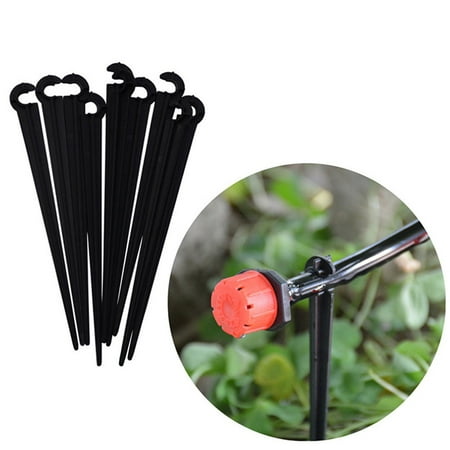 

Bcloud 50Pcs Plastic Hook Fixed Stems Support Holder for 4/7 Drip Irrigation Water Hose