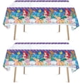 thumbnail image 1 of ChicRosa Little Mermaid Tablecloth 2pcs Rectangular Plastic Table Cover 70 x 42 Waterproof Birthday Party Supplies Decorations 2 Pack Blue Pink, 1 of 1
