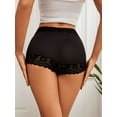 thumbnail image 3 of Womens Lace Cheeky Boyshorts Underwear - Comfortable Panty Style, 3 of 7