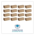 thumbnail image 3 of Gexandy B6210 9 in. x 9-9/20 in. Singlefold Paper Towels - Natural (16/Carton), 3 of 5