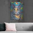 thumbnail image 6 of Luxe Metal Art 'Dilute Tortoiseshell Cat' by Rebecca Wang Art, Metal Wall Art, 24"x36", 6 of 9