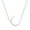 Sterling Silver, variant on Dazzlingrock Collection Round White Diamond Crescent Moon Pendant for Women with 18 Inch Silver Chain (0.11 ct. Color I-J, Clarity I2-I3) in 925 Sterling Silver