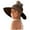 A-Coffee157, variant on Womens Sunshade Hats Wide Brim Woven Straw Visor Sun Hat Foldable Summer Spring Breathable Fashionable Headwear