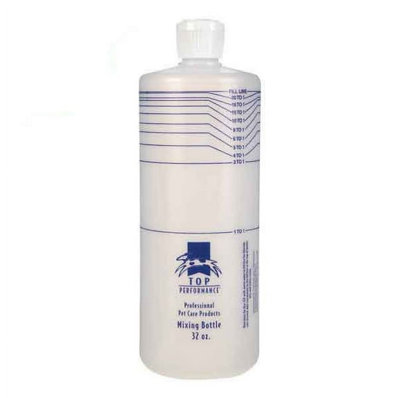 Mixing Bottle 32 Oz Marked Dilution Rates Pet Grooming Salon Concentrate Tools