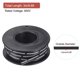 thumbnail image 2 of Uxcell Cable de cinta de silicona 24AWG 2Pin de 24 gauge, cable plano flexible de silicona de 3m/9.8ft, cable de cobre estañado negro, 2 of 7