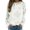 Z3_Multicolor 2, variant on Kaondbfi Women's Lily of the Valley Flower Print Pullover Tops Fall Fashion Round Neck Loose Hoodless Sweatshirts for Women