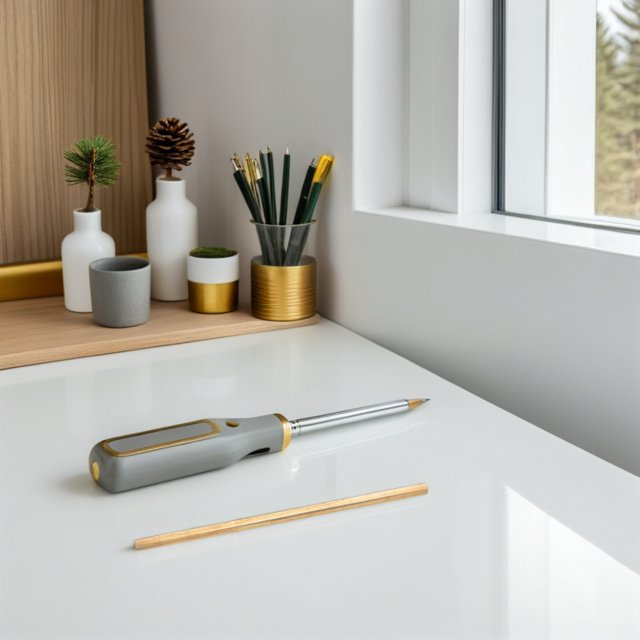 Tineasur 4Pcs Durable Solid Brass Rods with Polished Surface for Detailed Model Making and Repairs