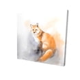 thumbnail image 1 of Renard Aquarelle - Toile 24"x24 Pouces - Impression à la Demande, 1 of 5