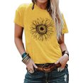thumbnail image 1 of T-shirt à Base de Tournesol Jaune pour Femme, 1 of 15