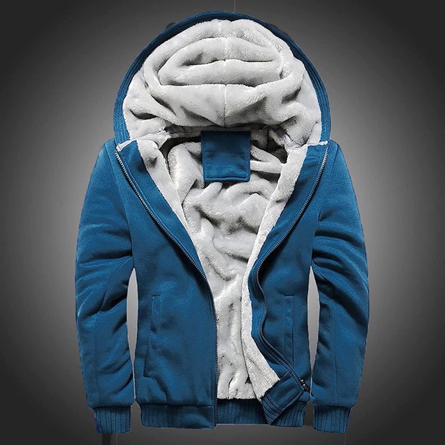 Men's Fashion Autumn And Winter Loose Casual Solid Color Jacket