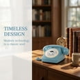 thumbnail image 2 of Retro Bluetooth Landline Phone with Handset, New Bluetooth Rotary Phone with USB Rechargeable, Cute Retro Decor Phone Support Hands Free Call & Music Playback for Home Bedroom & Office, 2 of 9
