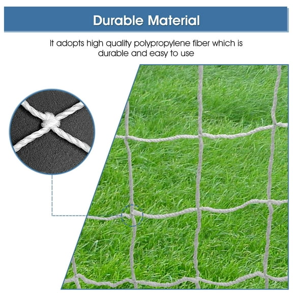 Eotvia Soccer Post Net,Soccer Goal Post,Full Size Football Soccer Net Sports Replacement Soccer Goal Post Net for Sports Match Training