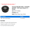thumbnail image 2 of Accessory Belt Idler Pulley - Compatible with 2001 - 2009 Toyota Sequoia 4.7L V8 GAS 2002 2003 2004 2005 2006 2007 2008, 2 of 2