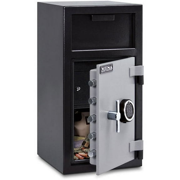 Mesa Safe MFL2714E-ILK Depository Safe 1.3 Cu Ft with Electronic Lock, Interior Locker