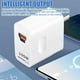 thumbnail image 4 of BAIFULAI Cargador rápido de 100 W, Cargador de 2 Puertos, Carga rápida USB-A con 6 A USB-A a Tipo C,, 4 of 7