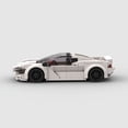 MOC sports car building blocks assembly model, small particle assembly ...